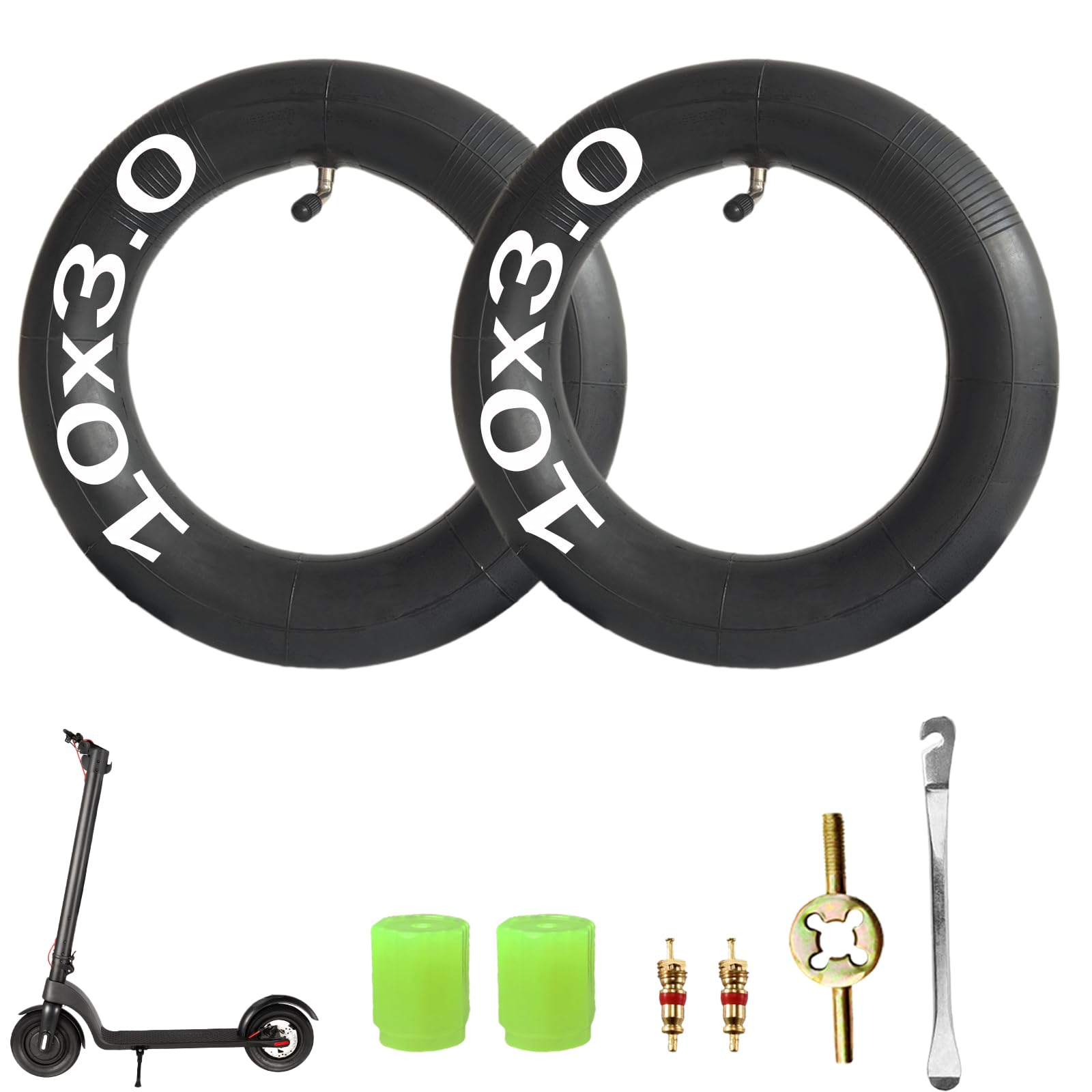 2 Stück 10x3,0 Schlauch für Elektroroller mit 10 Zoll Rädern für 80/65-6 Reifen 255x80 Reifen 10x3,0 Reifen 10 Zoll Räder 2 Stück 10x3,0 Schlauch für Elektroroller mit 10 Zoll Rädern für 80/65-6 Reifen 255x80 Reifen 10x3,0 Reifen 10 Zoll Räder von Generisch