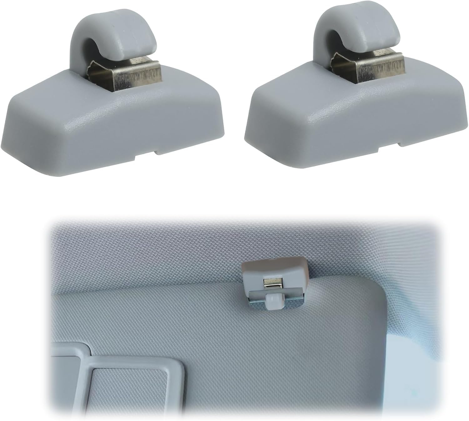 2 Stück Auto Halterung Sonnenblende,Sonnenblenden Haken Clip Kompatibel mit VW Caddy Golf Mk4 Sharan Passat Polo Amarok Transporter T5 Touran Seat Ibiza Leon Skoda Fabia Octavia Superb 3B0857561B 2 Stück Auto Halterung Sonnenblende,Sonnenblenden Haken Clip Kompatibel mit VW Caddy Golf Mk4 Sharan Passat Polo Amarok Transporter T5 Touran Seat Ibiza Leon Skoda Fabia Octavia Superb 3B0857561B von Generisch