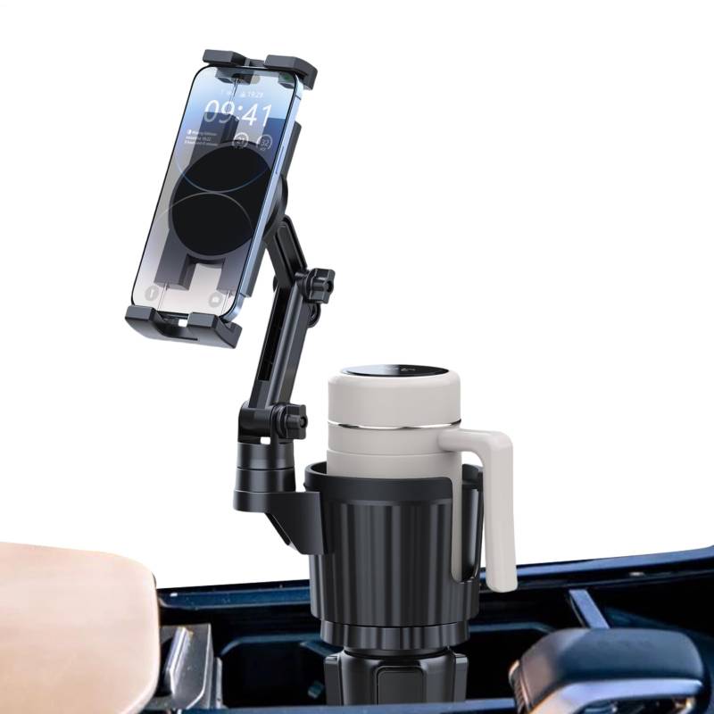 2-in-1 Becherhalter & Handyhalter - 2-in-1 Auto Halter Expander Für Smartphone & Getränk - Multifunktionaler Auto-Adapter Für Smartphones Und Trinkflaschen von Generisch