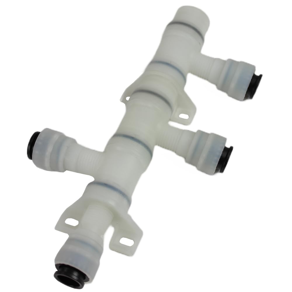 3 Fach John Guest 12 mm Wasserverteiler Verteilerblock 360° verstellbar Wohnmobil Wohnwagen Camper 3 Fach John Guest 12 mm Wasserverteiler Verteilerblock 360° verstellbar Wohnmobil Wohnwagen Camper von Generisch