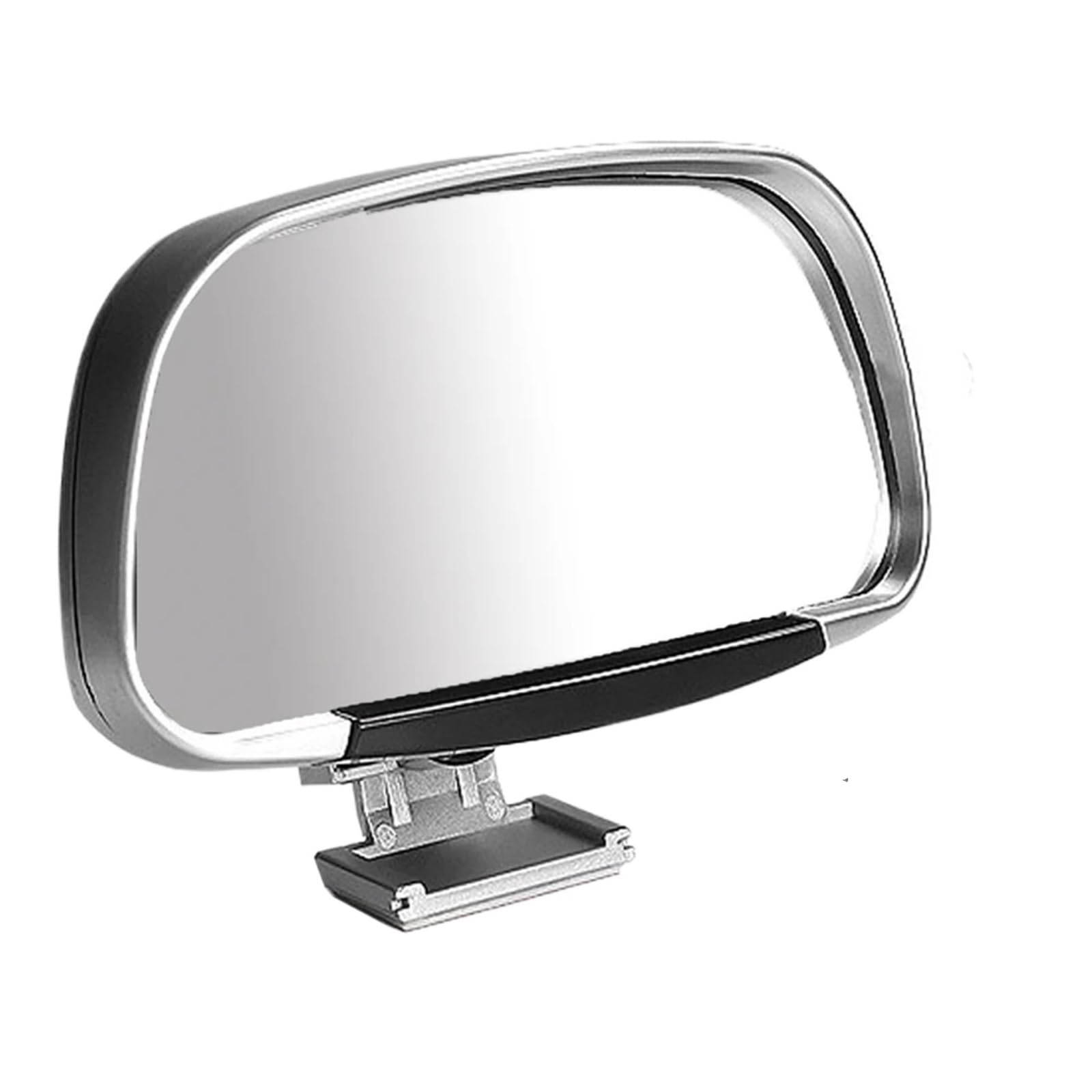 360 Grad verstellbarer Weitwinkel-Seitenrückspiegel, Toter-Winkel-Konvexspiegel für Auto(1pcs White) von Generisch