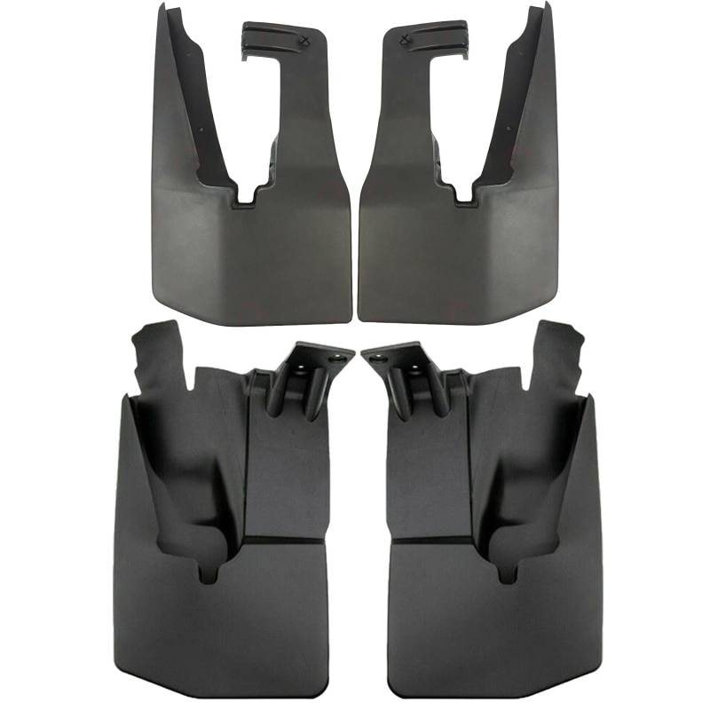 Generisch 4X Schmutzfänger Für M-ercedes Sprinter 906 Spritzschutz Schwarz Gummi Links+Rechts Vorne+Hinten 9068820004/9068820204 von Generisch