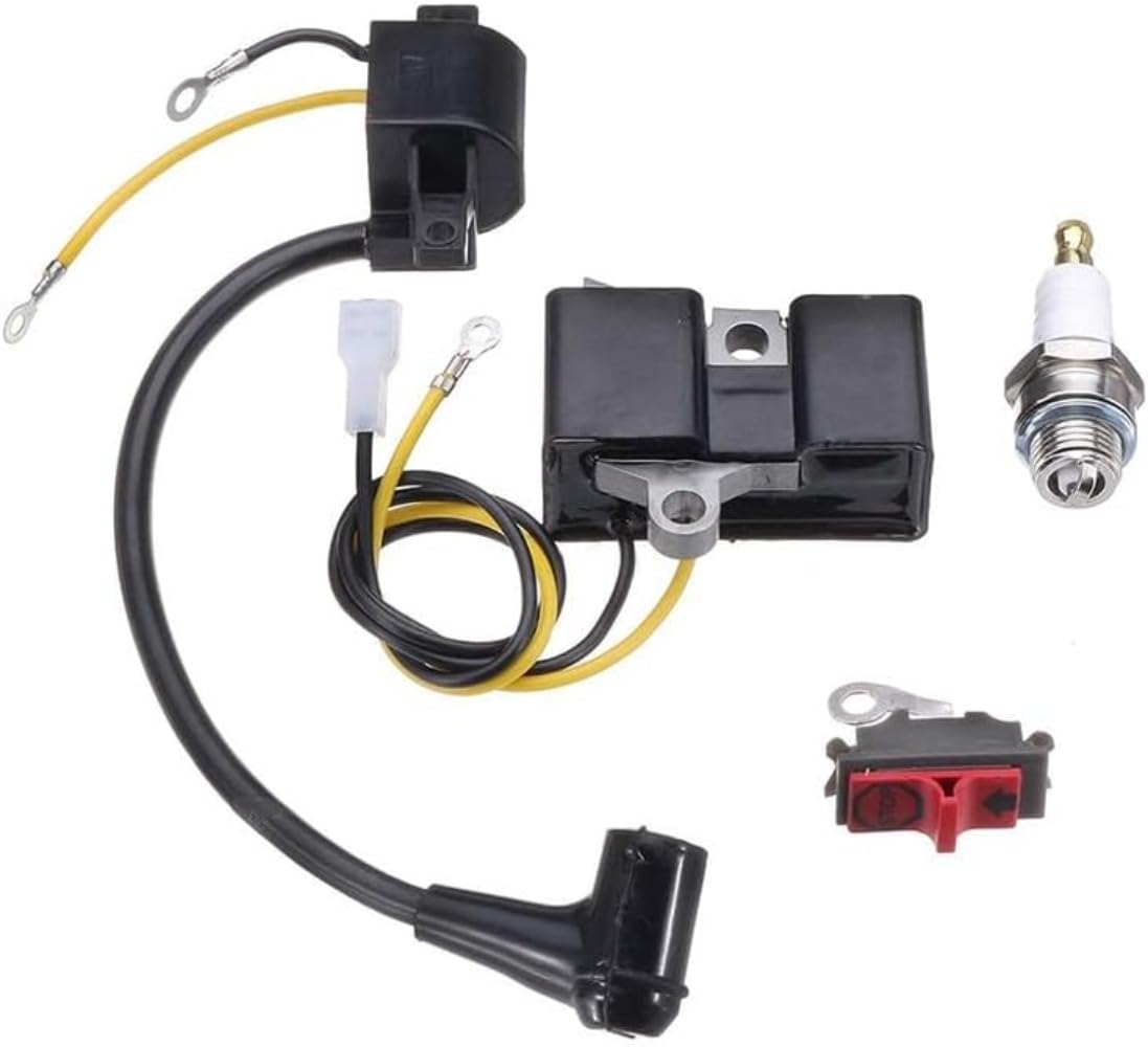 501516201 Zündspule passend für Husqvarna 61 66 162 266 Kettensäge 501516201,501617201Zündspule Modul Kit, mit Funke, Schalter 501516201 Zündspule passend für Husqvarna 61 66 162 266 Kettensäge 501516201,501617201Zündspule Modul Kit, mit Funke, Schalter von Generisch