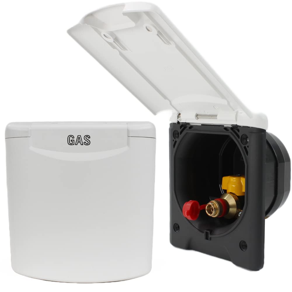 ABL Gas Gassteckdose Außensteckdose mit Magnetdeckel in weiß Versorgungsklappe Wohnmobil Wohnwagen Boot ABL Gas Gassteckdose Außensteckdose mit Magnetdeckel in weiß Versorgungsklappe Wohnmobil Wohnwagen Boot von Generisch