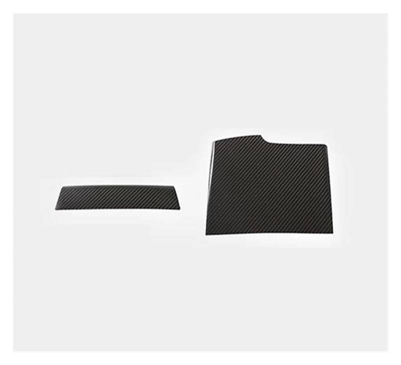ABS-Auto-Mittelkonsole Auto Styling Multimedia Handauflage Wasser Tasse Halter Panel Abdeckung Aufkleber Für 5 Serie G38 Innen Zubehör(B) von Generisch
