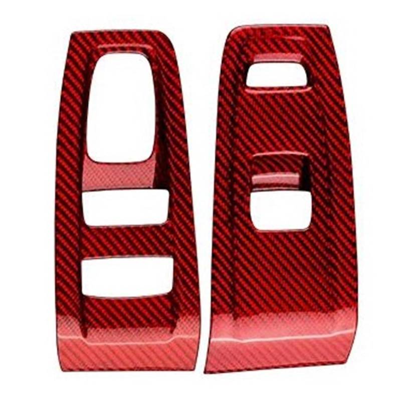ABS-Auto-Mittelkonsole Für BRZ GR86 2021 2022 2023 2024 LHD UNS Version Tür Fenster für Schalter Taste Panel Trim(Rot) von Generisch