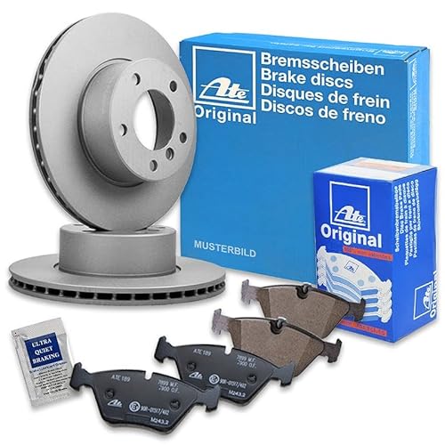 ATE Bremsenset Vorderachse inkl. Bremsscheiben vorne Ø 336 mm belüftet und Bremsbeläge vorne Kompatibel mit VOLVO XC90 1 (275) von Generisch