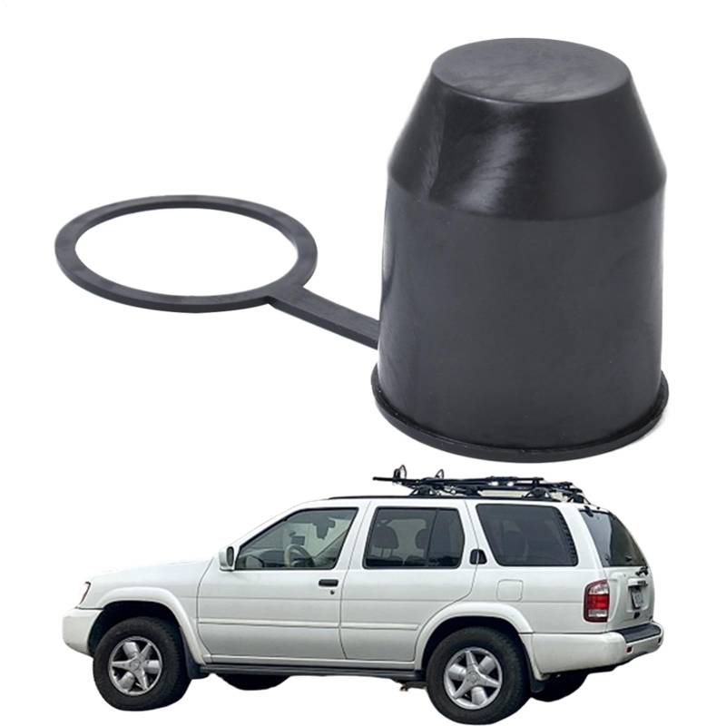 Abdeckkappen Schwarz Für Anhängerkupplung,niverseller 50 -mm -Karawanen -Hitch -Kugel -Kappenkugel, Karawanen -Hitch -Kugel -Kappenkugel, Plastikanhängerabdeckung von Generisch