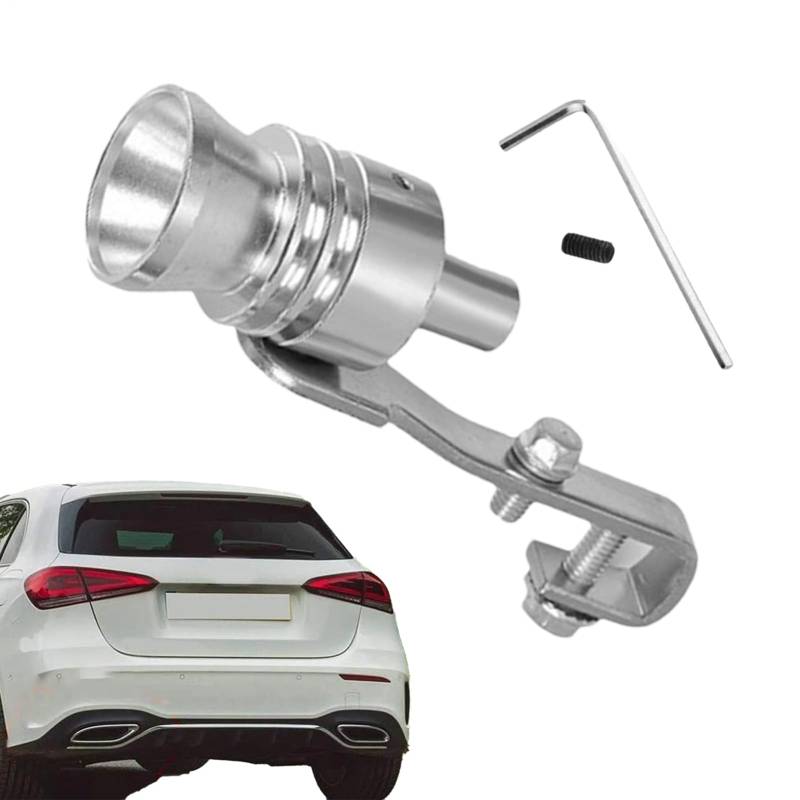 Abgaspfeife - Turbo -Sound -Enhancer, Ventilsimulator, Schalldämpfer -Rohrgeräusche Effekt | Langlebige Metallkonstruktion, Universelle Passform Für Autos, Hochleistungsmotor -Soundverstärkung von Generisch