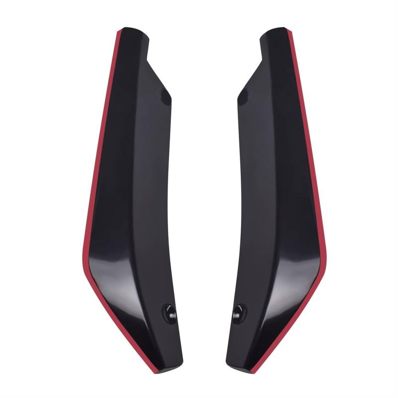 Aerodynamische Spoilerflügel für Autos 2 Stück Universal Auto Heckstoßstange Lippe Spoiler Diffusor Splitter Kratzschutz Universal für langlebiges Leichtgewicht für mit 6 Schrauben(Style5) von Generisch