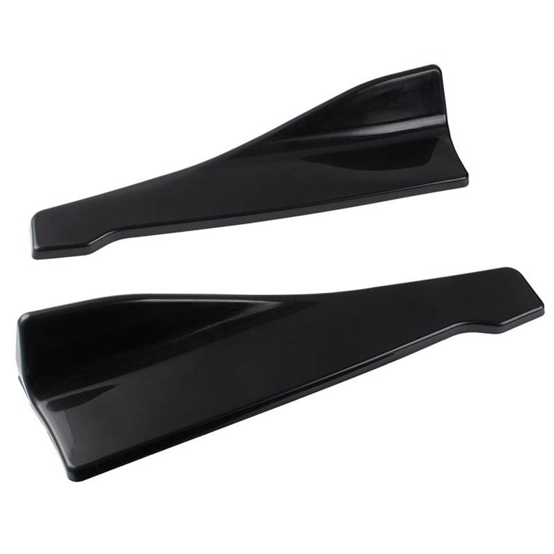 Aerodynamische Spoilerflügel für Autos 2 Stücke Universal Auto Stoßstange Spoiler Hinten Lippe Winkel Splitter Diffusor Winglet Flügel Anti-Crash Seitenschweller Auto Styling von Generisch