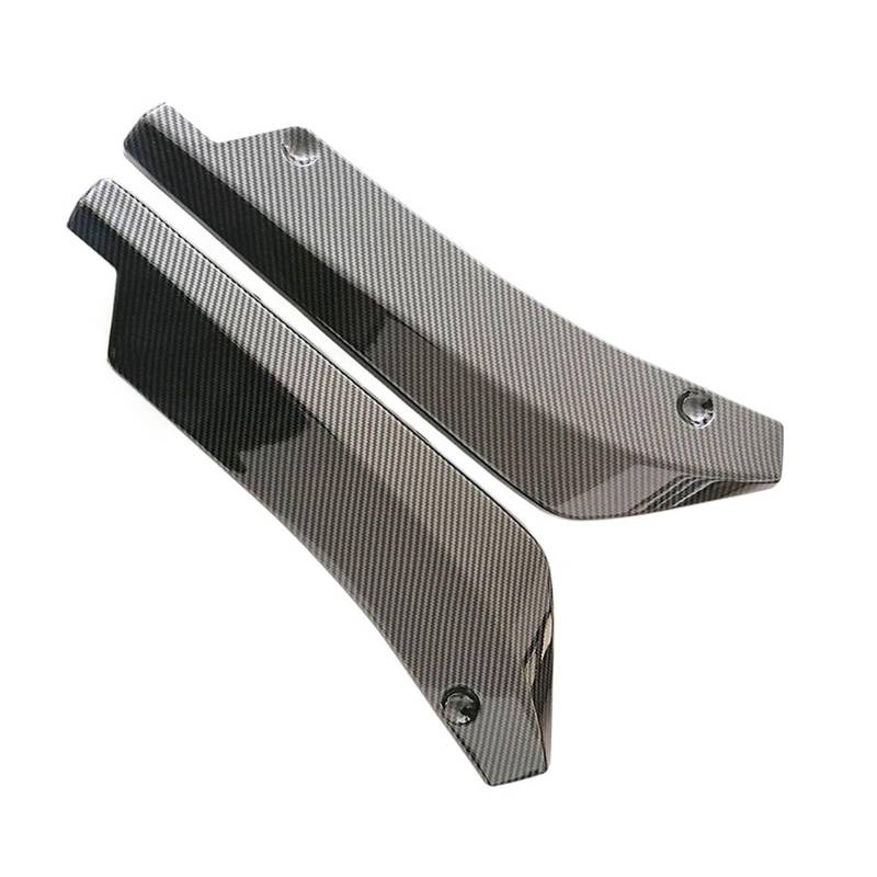 Aerodynamische Spoilerflügel für Autos Für Peugeot 206 208 308 307 207 3008 407 508 408 Hatch SW CC RCZ Auto Heckschürze Streifen Lip Spoiler Diffusor Splitter(Carbon Texture) von Generisch