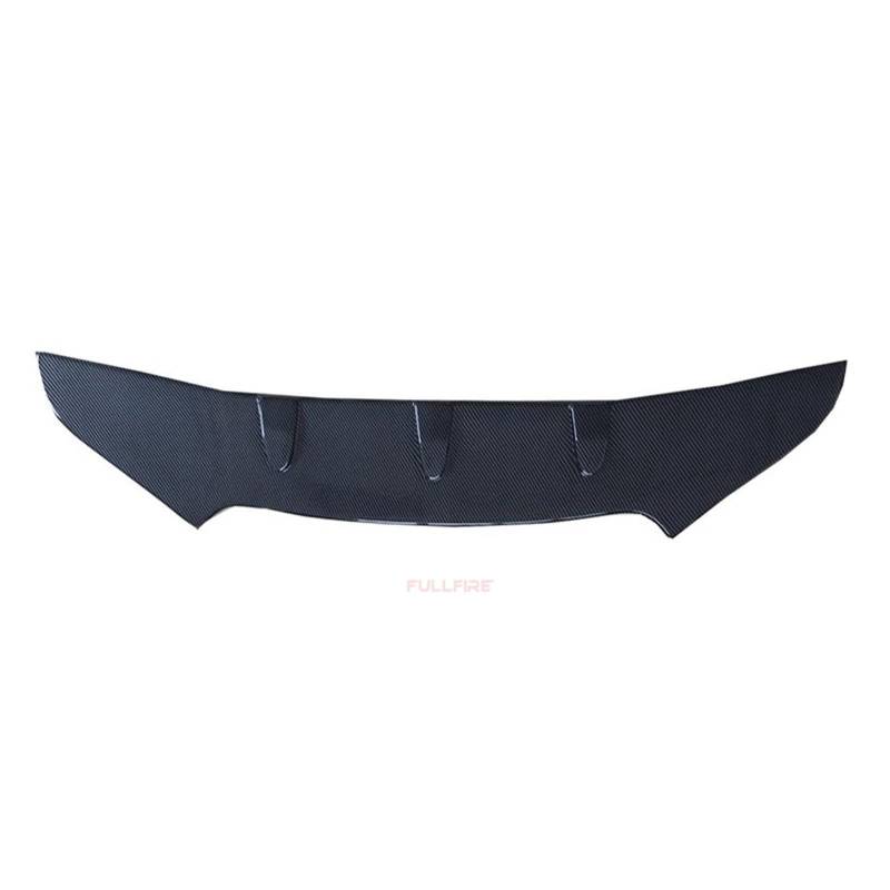 Aerodynamische Spoilerflügel für Autos Universal ABS Auto Vordere Stoßstange Lip Spoiler Auto lippe universal Diffusor Flossen Body Kit Carstyling Diffusor Auto außen Schutz(A-Carbon) von Generisch