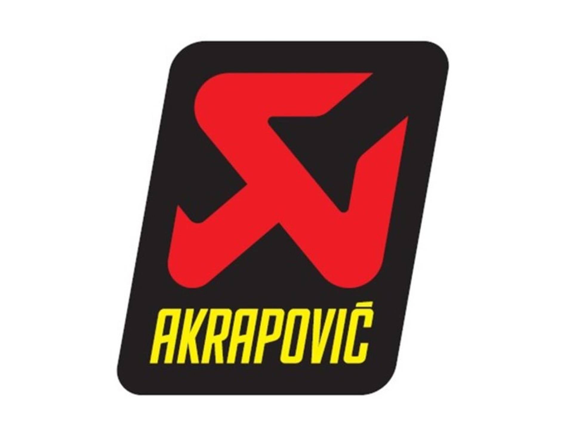 Akrapovic Auspuff Aufkleber für SX-F FC GasGas 75x95mm SXS12350509 von Generisch