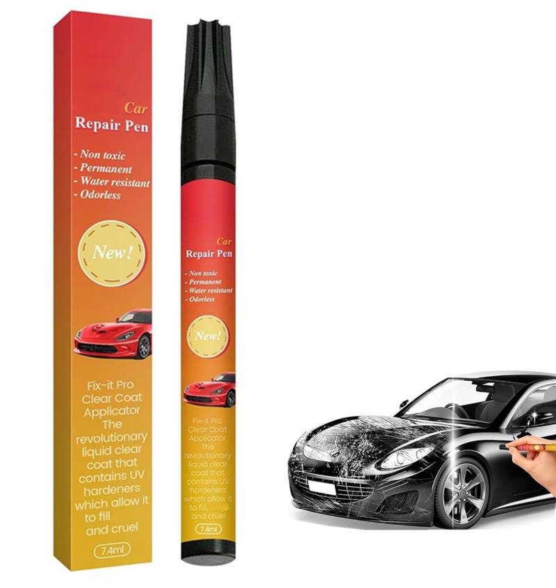 All Cars Magic Pen for Car Scratches,all Cars Magic Pen,all Cars Magic Pen Für Autokratzer, Auto Reparatur Lackstift,Auto Kratzer Reparatur Stift,Weatherproof Car Paint Scratch Repair Pen (1 PCS) von Generisch