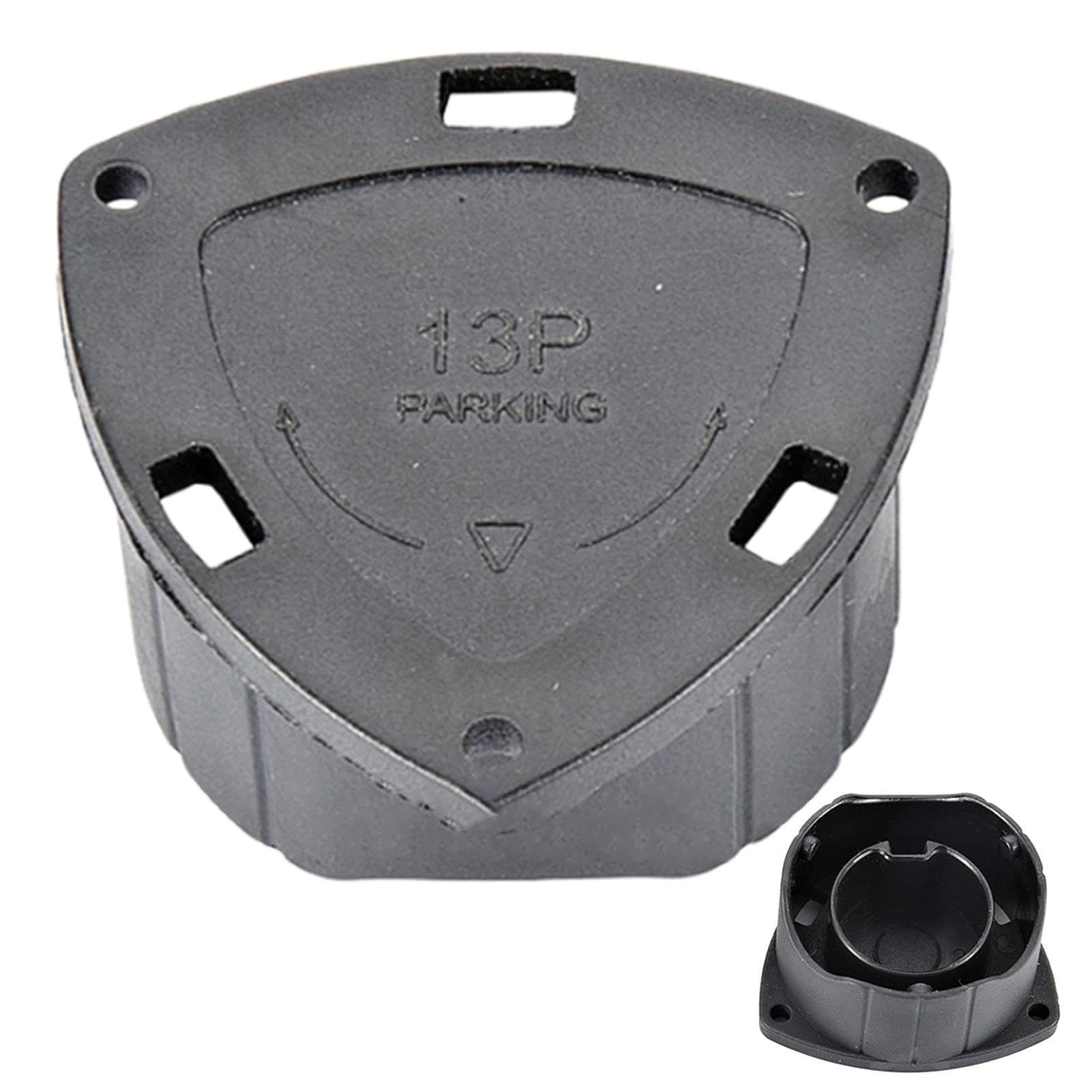 Anhänger-Zungenstecker-Schutz, 13-polige Anhängerverbindungsabdeckung, Anhängerverbinderschutz, staubdichter Anhänger-Kabelbaum-Stecker-Schutz, Anhänger-Stecker-Halter für Anhänger-Anschluss Anhänger-Zungenstecker-Schutz, 13-polige Anhängerverbindungsabdeckung, Anhängerverbinderschutz, staubdichter Anhänger-Kabelbaum-Stecker-Schutz, Anhänger-Stecker-Halter für Anhänger-Anschluss von Generisch