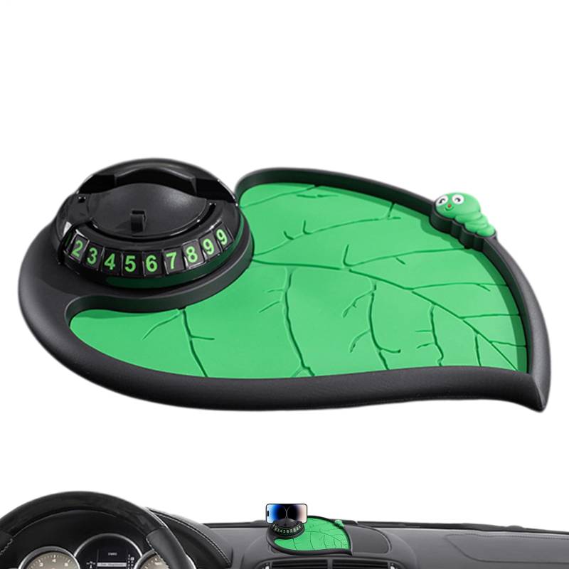 Anti-Rutsch-Auto-Telefon-Matte – nicht skid Armaturenbrett-Pad, multifunktionale Auto-Matte | Leichter Telefonorganisator mit Blättern, flexibler und sicherer Griff von Generisch