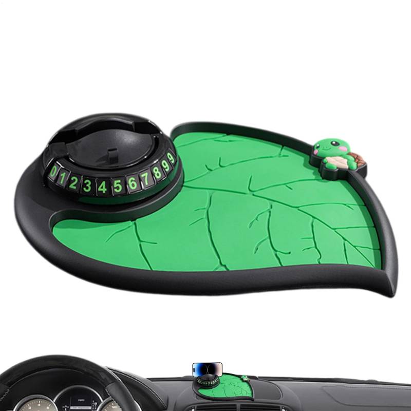 Anti-Rutsch-Auto-Telefon-Matte – nicht skid Armaturenbrett-Pad, multifunktionale Auto-Matte | Leichter Telefonorganisator mit Blättern, flexibler und sicherer Griff von Generisch