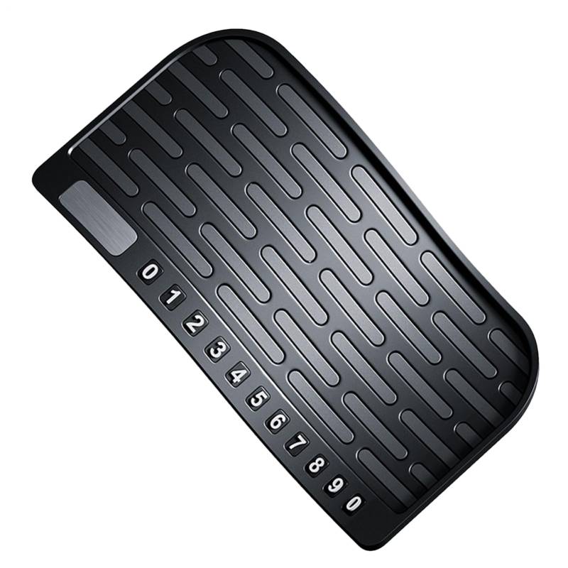 Anti -Slip -Telefonmatte für Auto, Telefonmatte für -Armaturenbrett, Multifunktionsauto Anti-Rutschmatte mit Nummernschild, Innenzubehör des Autotelefonhalters, Dash Gripping Teppich für Navigations - von Generisch