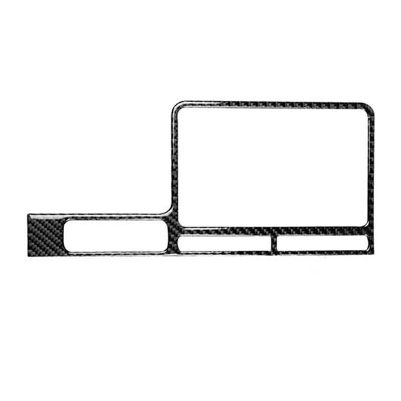 Armaturenbrett-Zubehör Auto Navigation Display Surround Rahmen Abdeckung Trim Innen Zubehör Aufkleber Für GTR R35 2008-2016(Schwarz,LHD) von Generisch