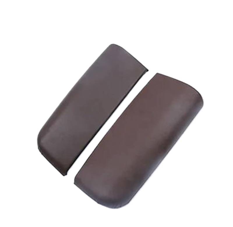 Armaturenbrett-Zubehör Center Console Armlehne Box Sleeve Schutz Abdeckung Trim 2Pcs Für X5 G05 2019-2021 Auto Innen Geändert(Braun) von Generisch