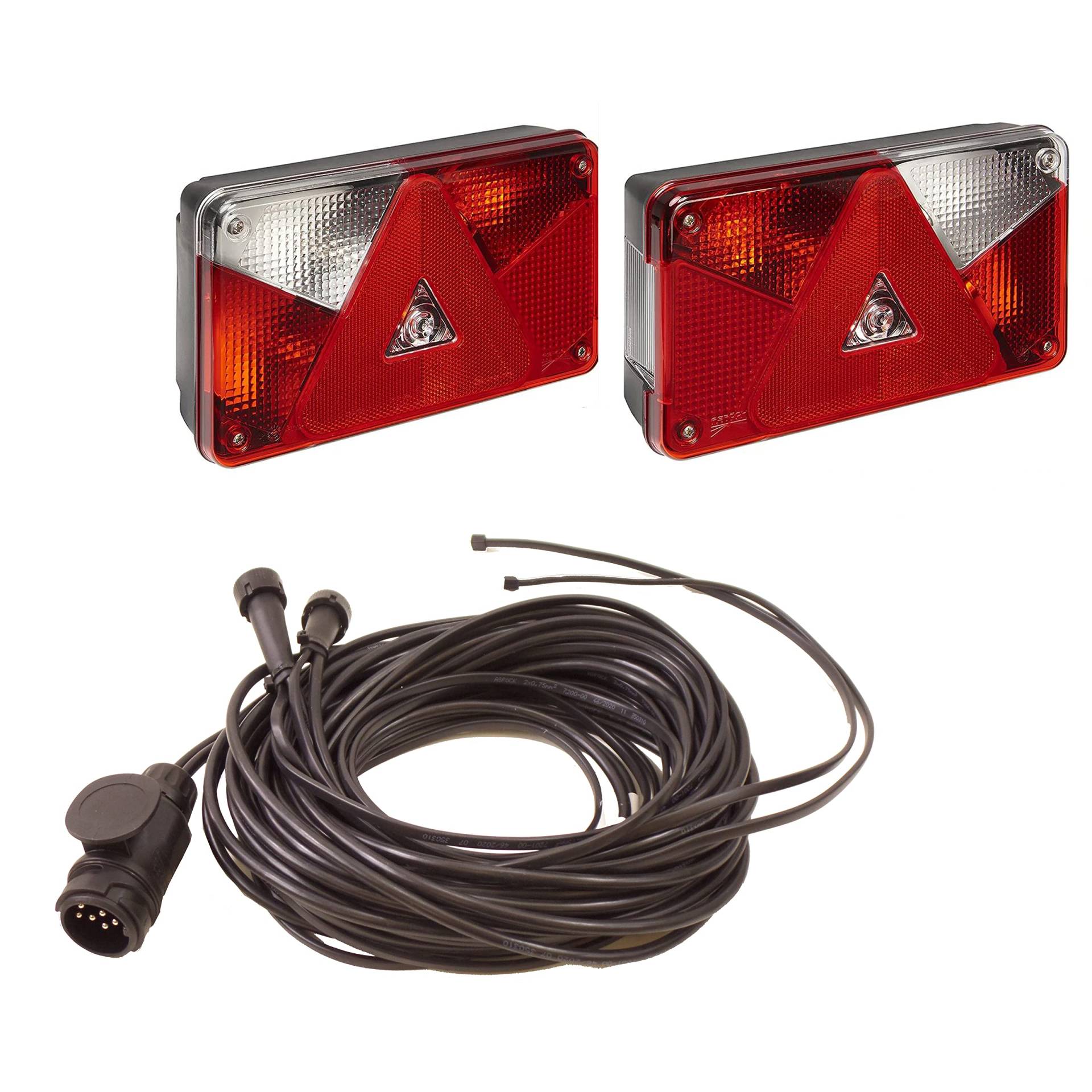 Aspöck Anhänger - Rückleuchten - Heckleuchten Multipoint V - Kabelbaum - Kabelsatz 7 Meter + DC Kabel 4,7 Meter, 13 pol Aspöck Anhänger - Rückleuchten - Heckleuchten Multipoint V - Kabelbaum - Kabelsatz 7 Meter + DC Kabel 4,7 Meter, 13 pol von Generisch