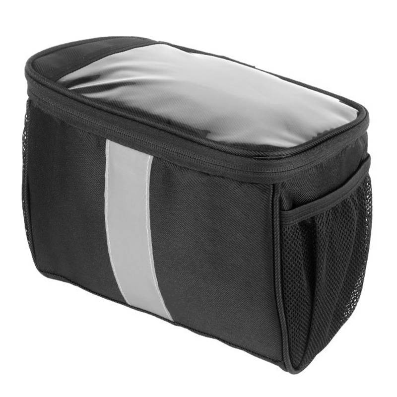 Aufbewahrungstasche für Fahrradlenker, Mountainbike-Aufbewahrungstasche, Navigation, Radfahren, Handy-Tasche mit reflektierendem Streifen für Taschenlampe, Regenmantel von Generisch