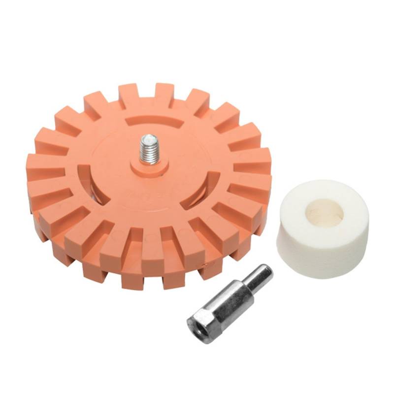 Aufkleber Entfernen Rad - Auto Reparatur Werkzeug Pneumatische Scheibe - Aufkleber Entferner Rad, Pneumatischer Klebstoff Radiergummi Radiergummi Werkzeug für Auto Motorrad von Generisch