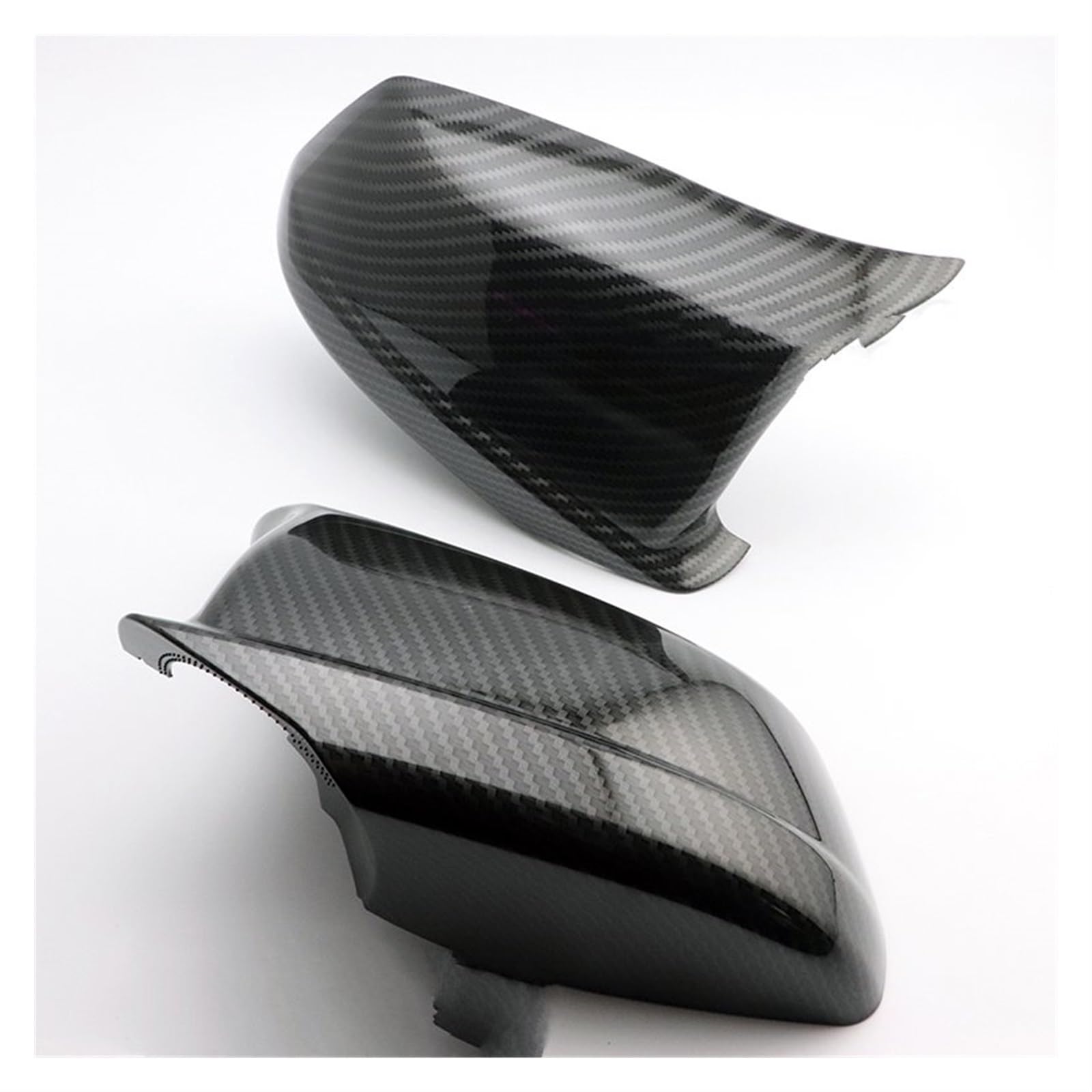 Austausch des Außenspiegelgehäuses 5er-Serie F10 F11 F18 2010-2013 PreLCI Look Rückspiegelkappen Autotür-Außenspiegelabdeckung(Carbon Fiber) von Generisch