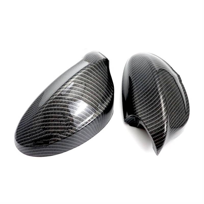 Austausch des Außenspiegelgehäuses Für BMW E90 E91 320i 330i 335i 2005-2008 2 Stück Rückspiegelabdeckungen Seitenspiegelkappe Kohlefasermuster ABS-Schale von Generisch