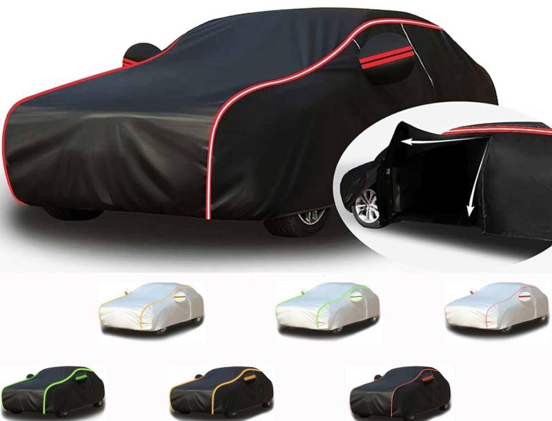 Auto Abdeckplane für Opel Frontera B Sport(1998-2003) Car Cover Premium Indoor Car Cover Satin Schutzgewebe mit Plane Car Cover Car Garage Indoor von Generisch