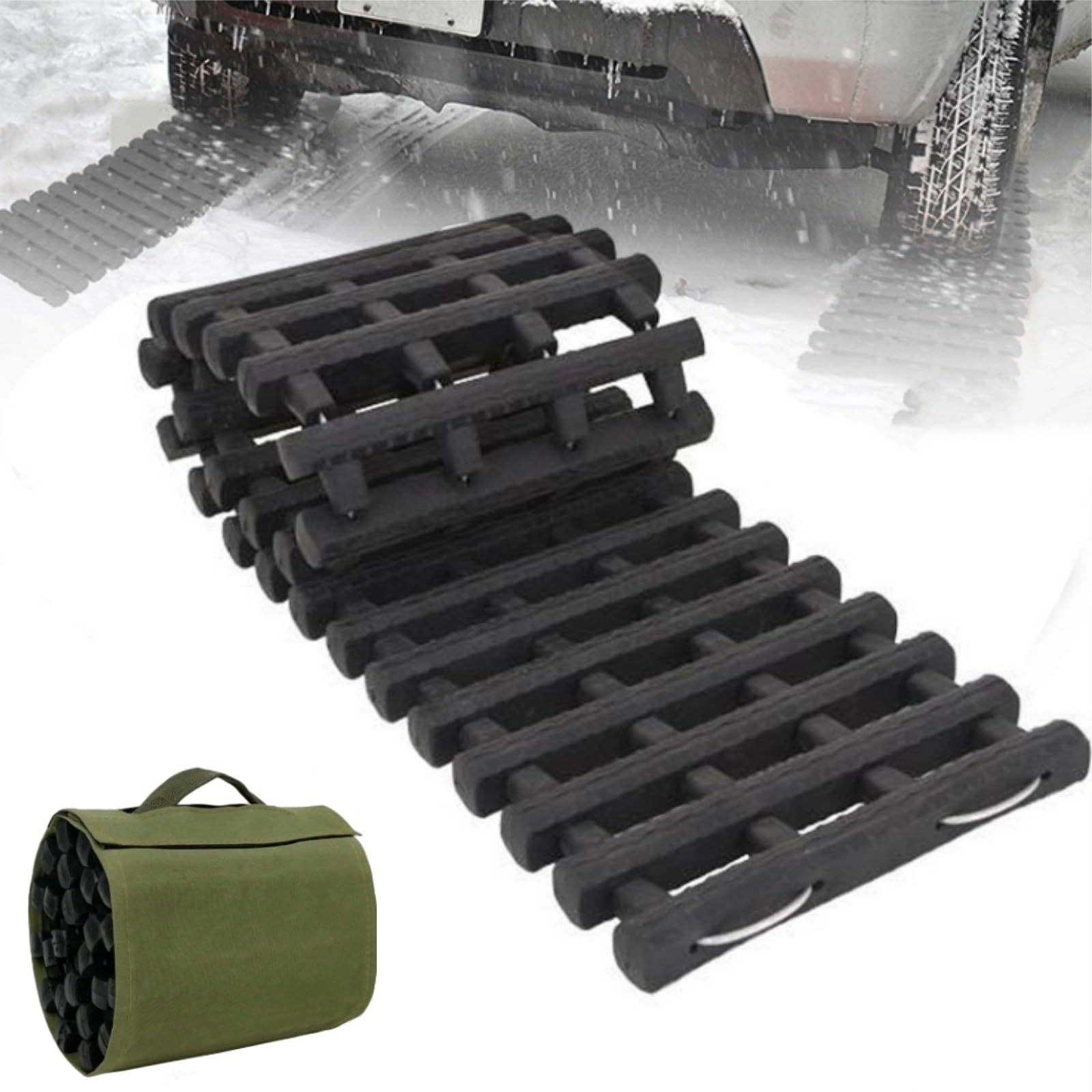 Auto Anfahrhilfe 100 x 21 cm Traktionshilfe Schwerlast Gummi Anfahrtshilfe Set Traktionsmatte mit Tragetasche Schwarz Wohnmobil Sandbleche für KFZ Auto Winter,auffahrkeile für wohnmobil. Auto Anfahrhilfe 100 x 21 cm Traktionshilfe Schwerlast Gummi Anfahrtshilfe Set Traktionsmatte mit Tragetasche Schwarz Wohnmobil Sandbleche für KFZ Auto Winter,auffahrkeile für wohnmobil. von Generisch