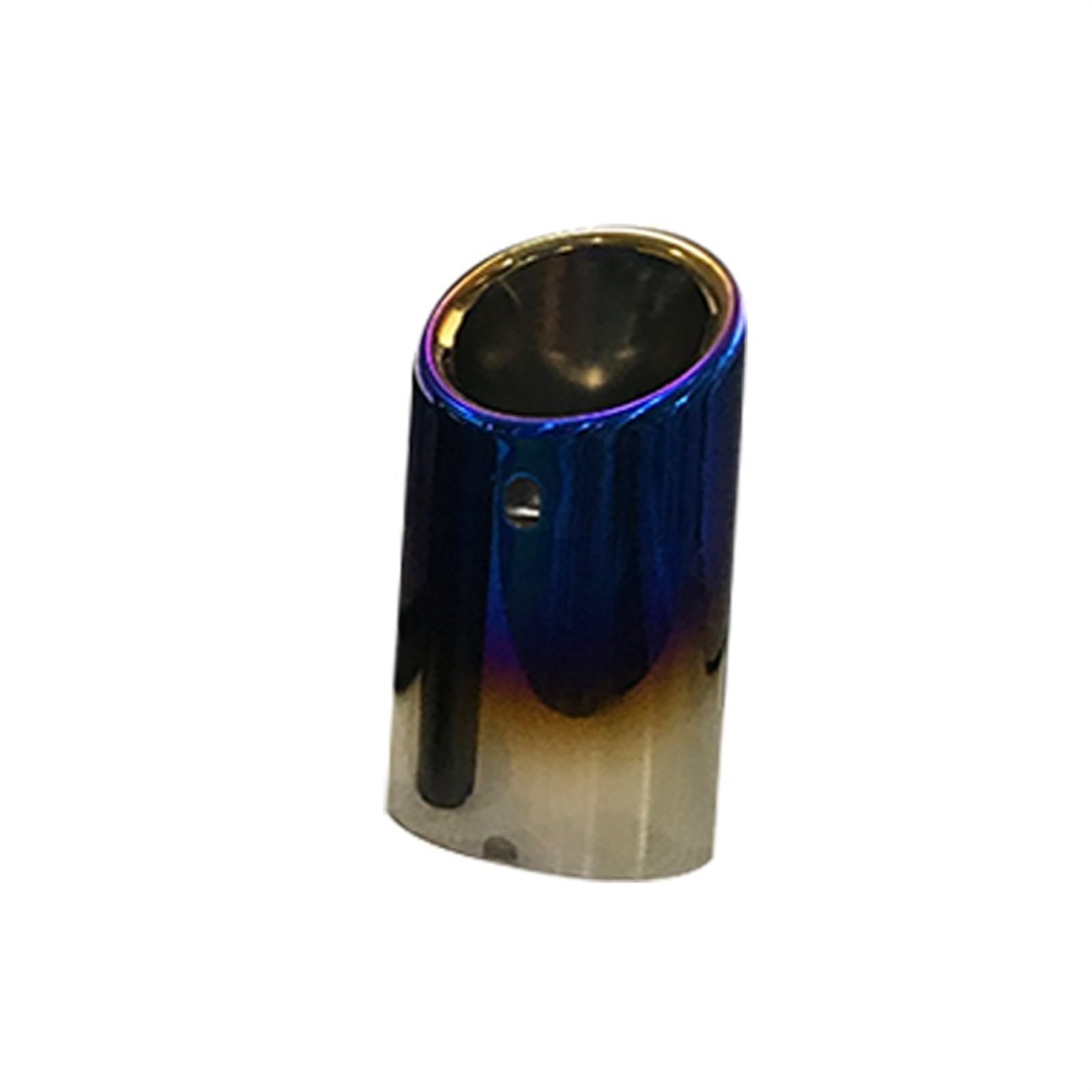 Auto-Auspuffspitzen 2 Stück Schwanz Throat Auspuff Endrohr A1 A3 A4L A5 A6L Q3 Q5 Endrohr Auto Auspuff Endrohr Abdeckung Schalldämpfer Spitze Auto Zubehör(1pcs Blue) von Generisch