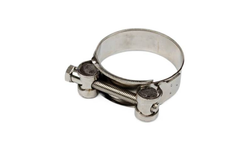 Auto-Auspuffspitzen 2PCS IN63mm OUT101mm Auto Carbon Faser Auspuff End Tipps Rohre Universal Carbon Auspuff Endrohre(Stainless CLAMP ONLY) von Generisch