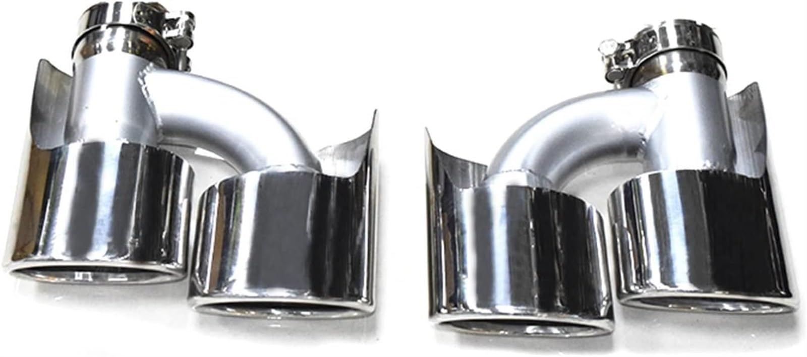 Auto-Auspuffspitzen Auspuffrohr, 1 Paar Auspuffblende Auto Schalldämpfer Spitzen Edelstahl Endrohr Für Benz W164 ML300 ML350 ML500 UP ML63 Endrohr Auto-Auspuffspitzen Auspuffrohr, 1 Paar Auspuffblende Auto Schalldämpfer Spitzen Edelstahl Endrohr Für Benz W164 ML300 ML350 ML500 UP ML63 Endrohr von Generisch