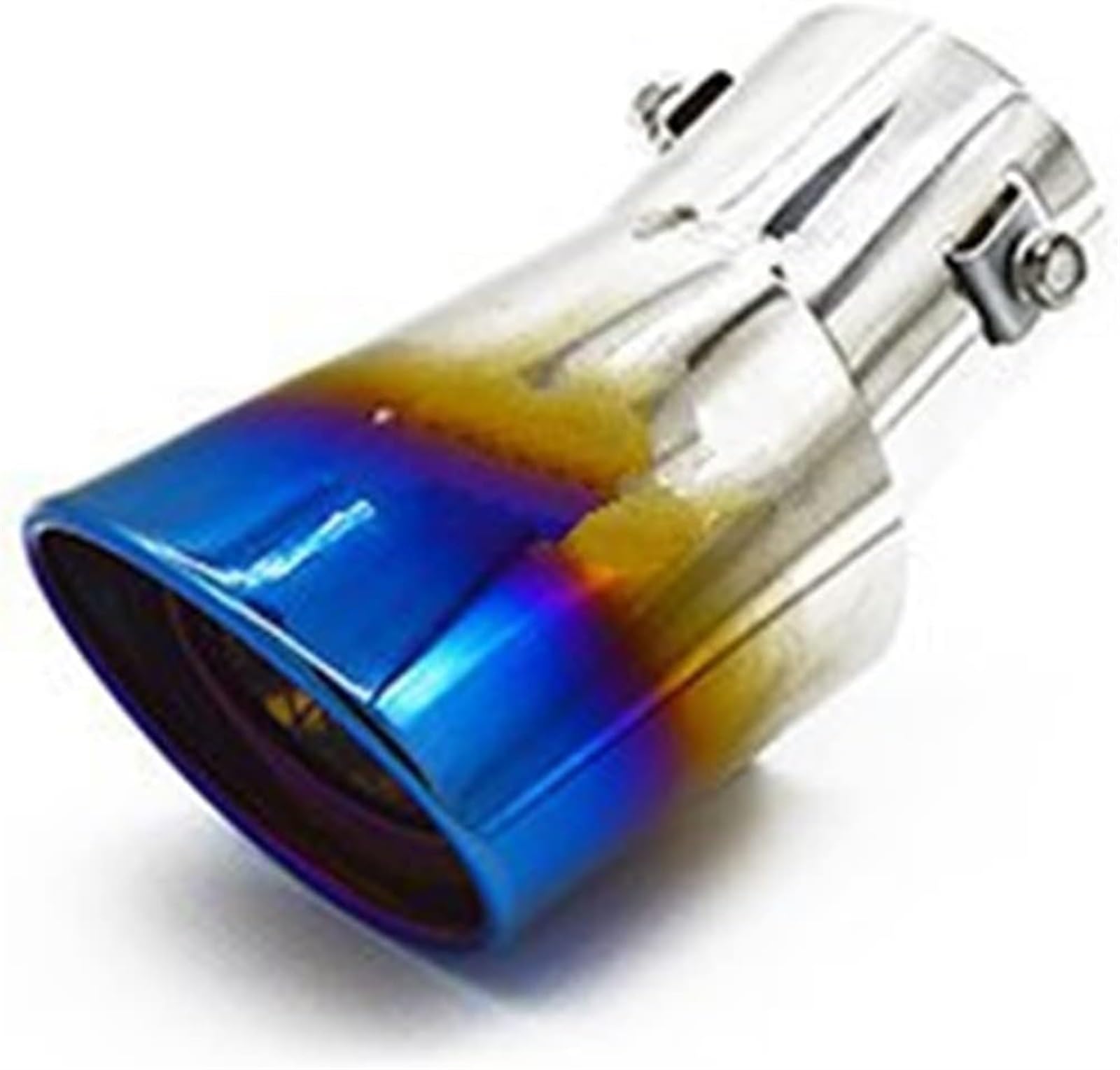 Auto-Auspuffspitzen Auspuffrohr Auto-Hinteres Auspuffrohr Schalldämpfer Endrohr Endrohr Endspitze Schalldämpfer Universal Für Citroen C2 C4 Endrohr(Multi-Colored) von Generisch