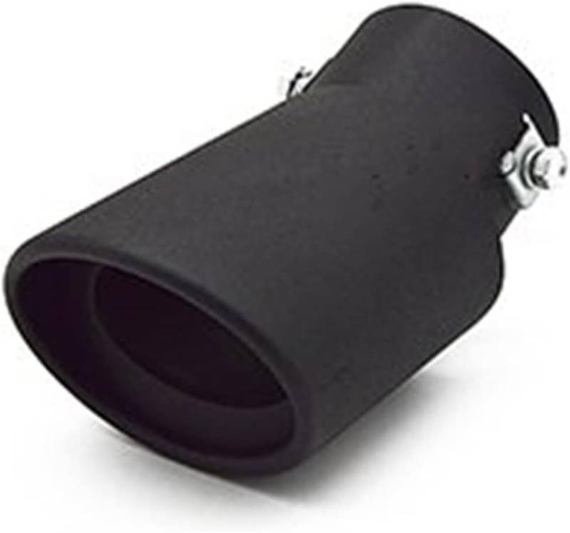 Auto-Auspuffspitzen Auspuffrohr Auto-Hinteres Auspuffrohr Schalldämpfer Endrohr Endrohr Endspitze Schalldämpfer Universal Für Citroen C2 C4 Endrohr(Schwarz) von Generisch