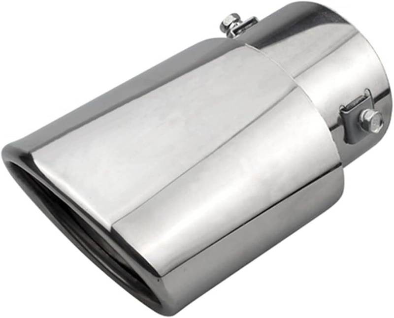 Auto-Auspuffspitzen Auspuffrohr Für Toyota Für Yaris 2013 2014 2015 2016 Für Yaris L 2017-2019 Auto Edelstahl Auspuff Schalldämpfer Spitze Rohr Endrohr(Silber) von Generisch