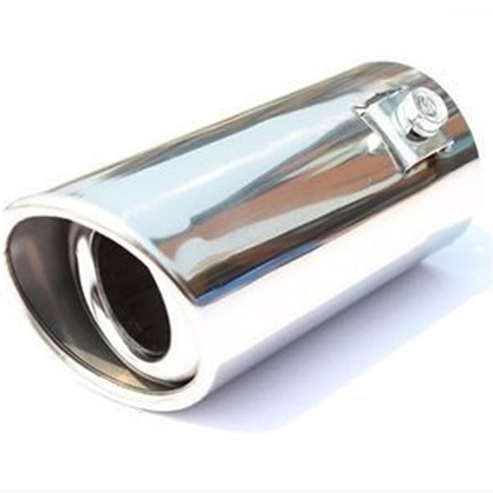 Auto-Auspuffspitzen Auto Auspuffanlagen Schalldämpfer für Chromstahl Edelstahl Trim Schwanz Tubemuffler Auspuff für Düse Dropshipping(Style1) von Generisch