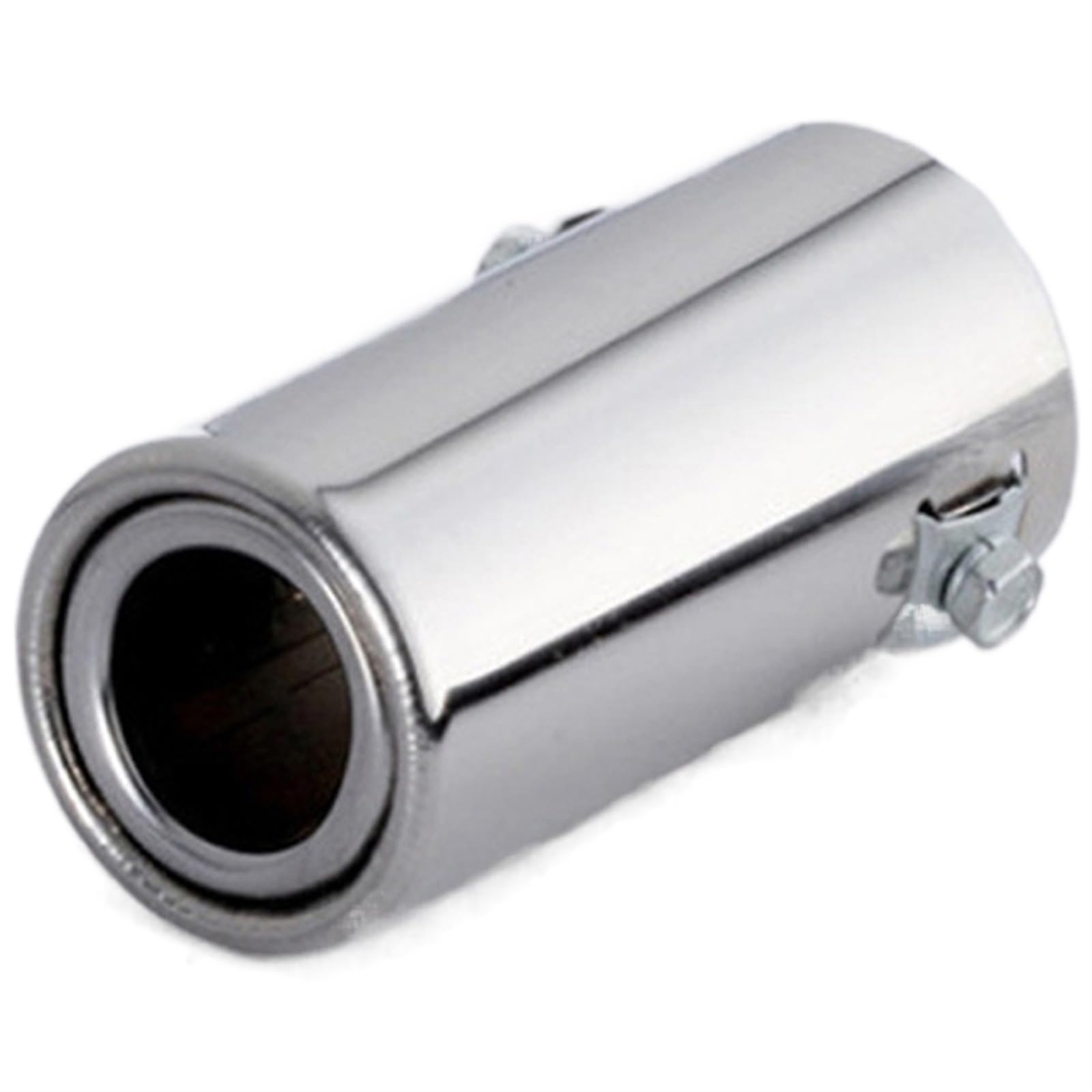 Auto-Auspuffspitzen Für Neue für Auto abgasanlagen Schalldämpfer für Chromstahl Stainles Trim Schwanz Tubemuffler auspuff für düse Dropshipping(Flat) von Generisch