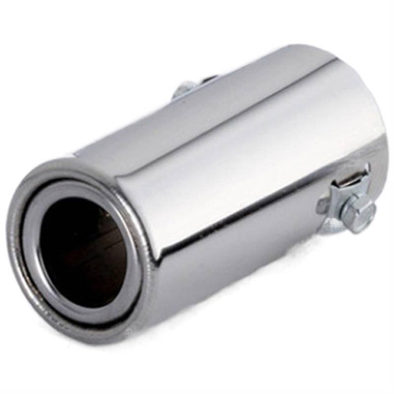 Auto-Auspuffspitzen Für Neue für Auto abgasanlagen Schalldämpfer für Chromstahl Stainles Trim Schwanz Tubemuffler auspuff für düse Dropshipping(Flat) von Generisch