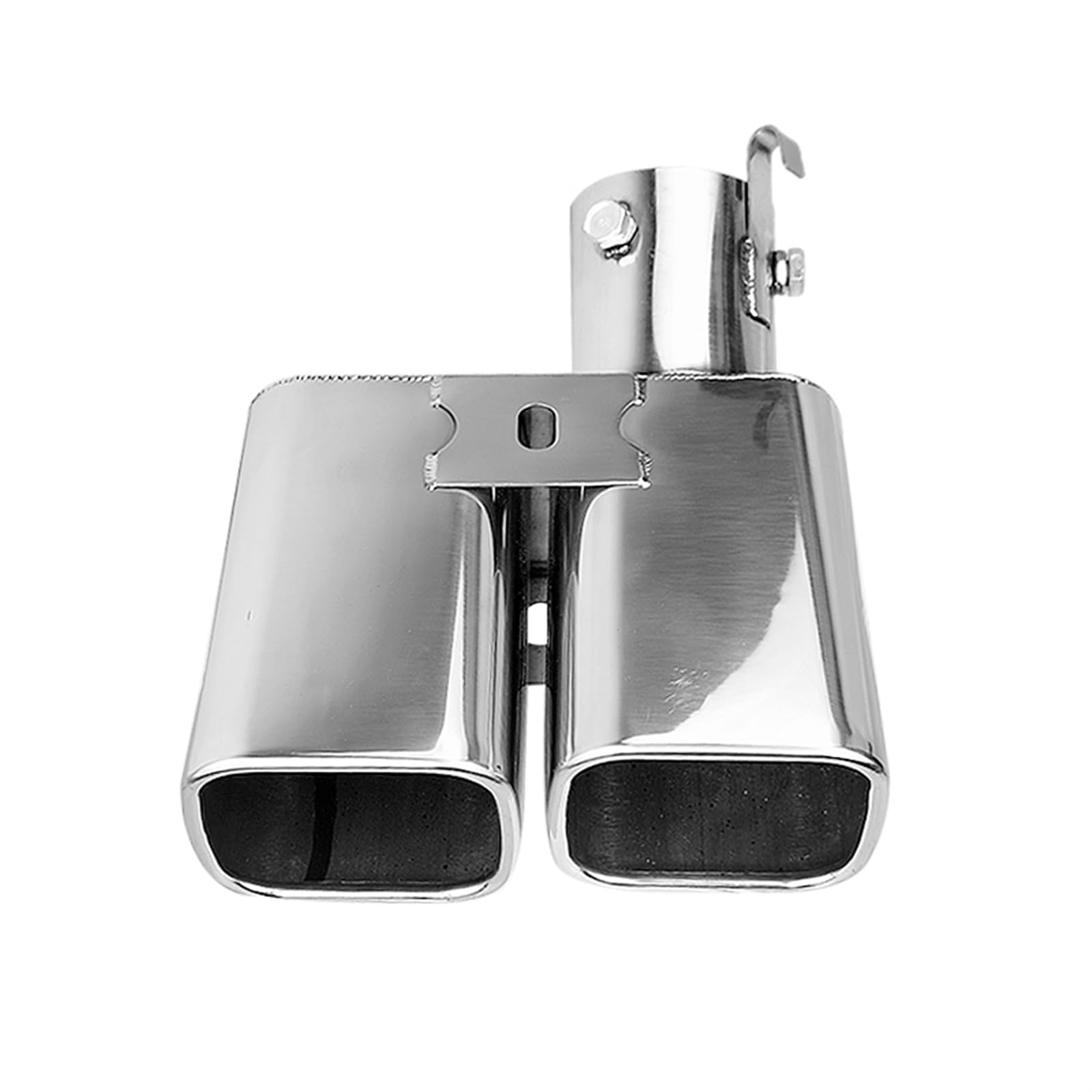 Auto-Auspuffspitzen Für Original sumsoo Universal Car Inlet Double-Barrel Rear Exhaust Tip Alphard Endrohr Schalldämpfer Edelstahl Autozubehör von Generisch