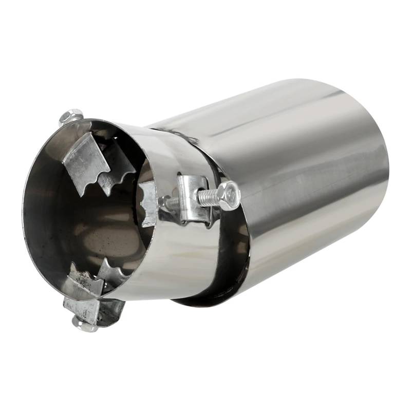 Auto-Auspuffspitzen Universal Auto Zubehör Schwanz Schalldämpfer 1PCS Edelstahl Auto Auspuff Runde Auto Auspuff endrohr von Generisch