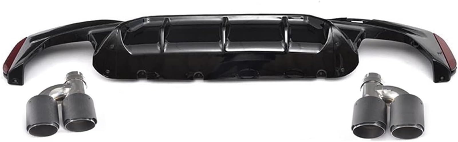 Auto Dachspoiler Für G30 G38 M für Sport 540i für Limousine für mit 4 Auspuffspitzen Diffusor Lip Spoiler(2) von Generisch