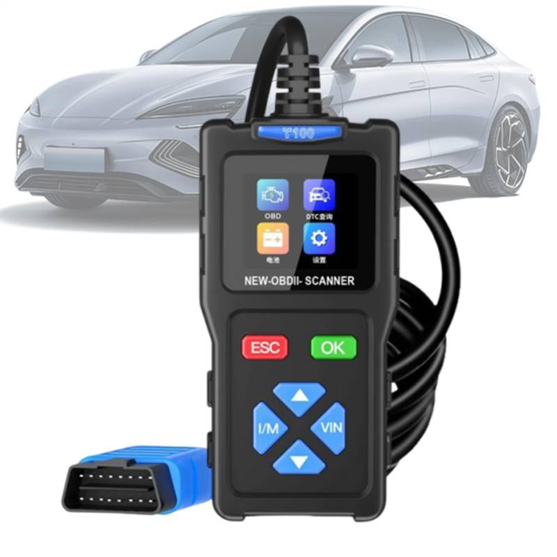 Auto-Diagnose-Scanner, robuster LKW-Scanner, 13 x 6,5 x 2,6 cm, bezaubernd, professionell, Plug-and-Play, Auto-Reparaturzubehör für Fahrzeuge, LKWs, Wohnmobile von Generisch