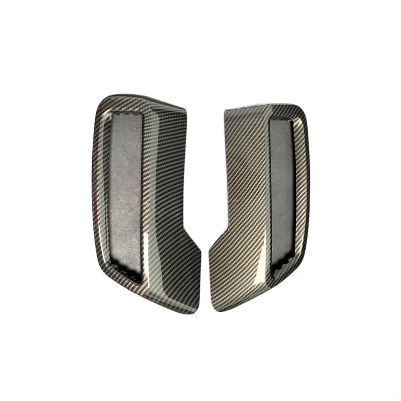Auto-Endrohr 2 Stück hinterer Auspuff-Schalldämpfer-Endstück für Rohraufkleber-Abdeckungsverkleidung für Peugeot 3008 II 5008 T87 2017–2019 Autozubehör(Carbon fiber) von Generisch