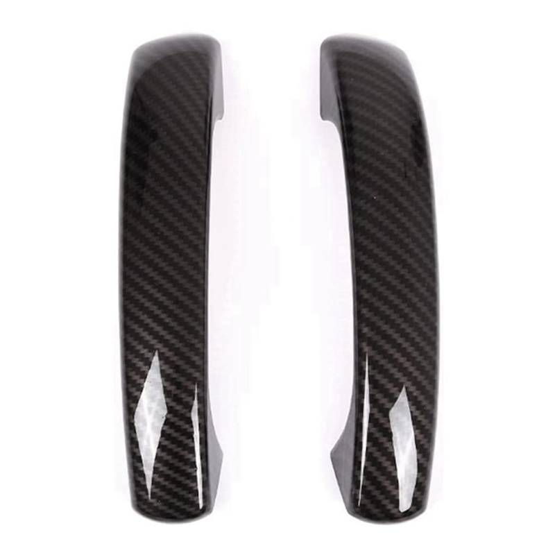 Auto-Hilfsgriff Für Mercedes für Benz für Smart 451 Fortwo 2009-2015 Carbon für Faser Auto Außentürgriff Abdeckung Trim Dekor Aufkleber Zubehör Schiebetürgriffe von Generisch