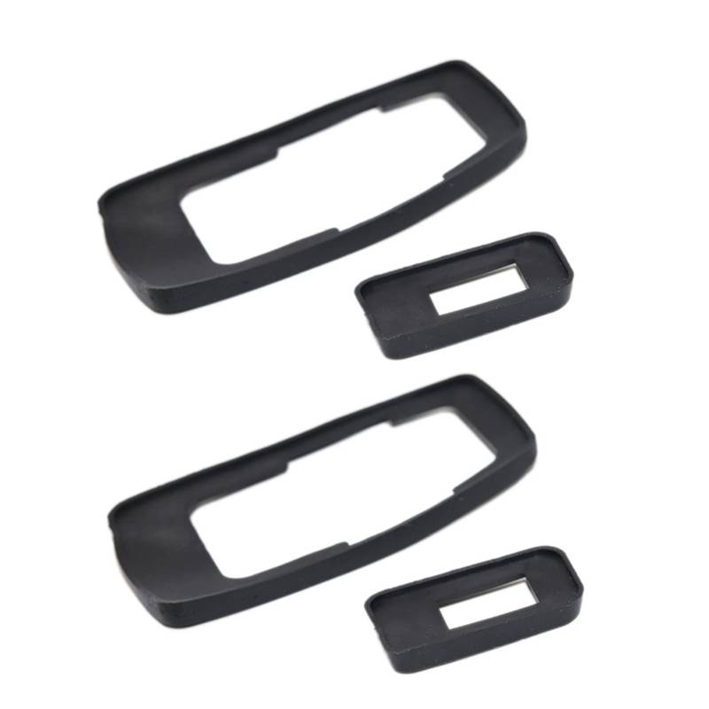 Auto-Hilfsgriff Für VW für Transporter T3 1979-1992 Äußere Links und Rechts Vordertür Griff Zentralverriegelung Reparatur Gummi Dichtung Pad 251837205 Schiebetürgriffe(2 Set) von Generisch