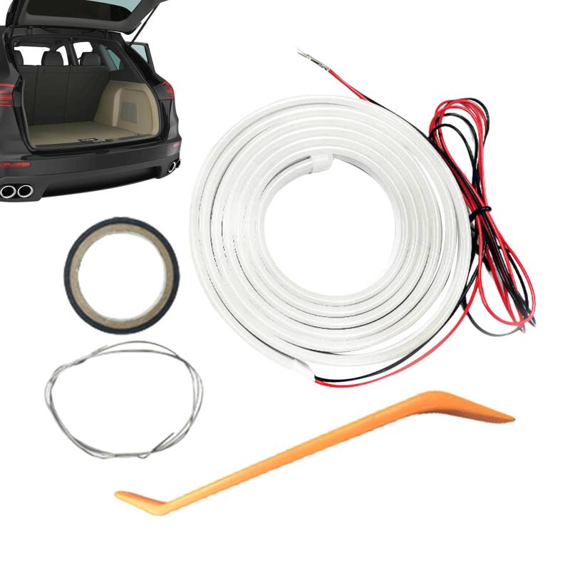 Auto Kofferraum LED Lichtleiste - Automatischer Sensor Auto für Kofferraum - Wasserdicht Schneidbar Flexibel LED Streifen Für Fahrzeug Anhänger RV Truck von Generisch