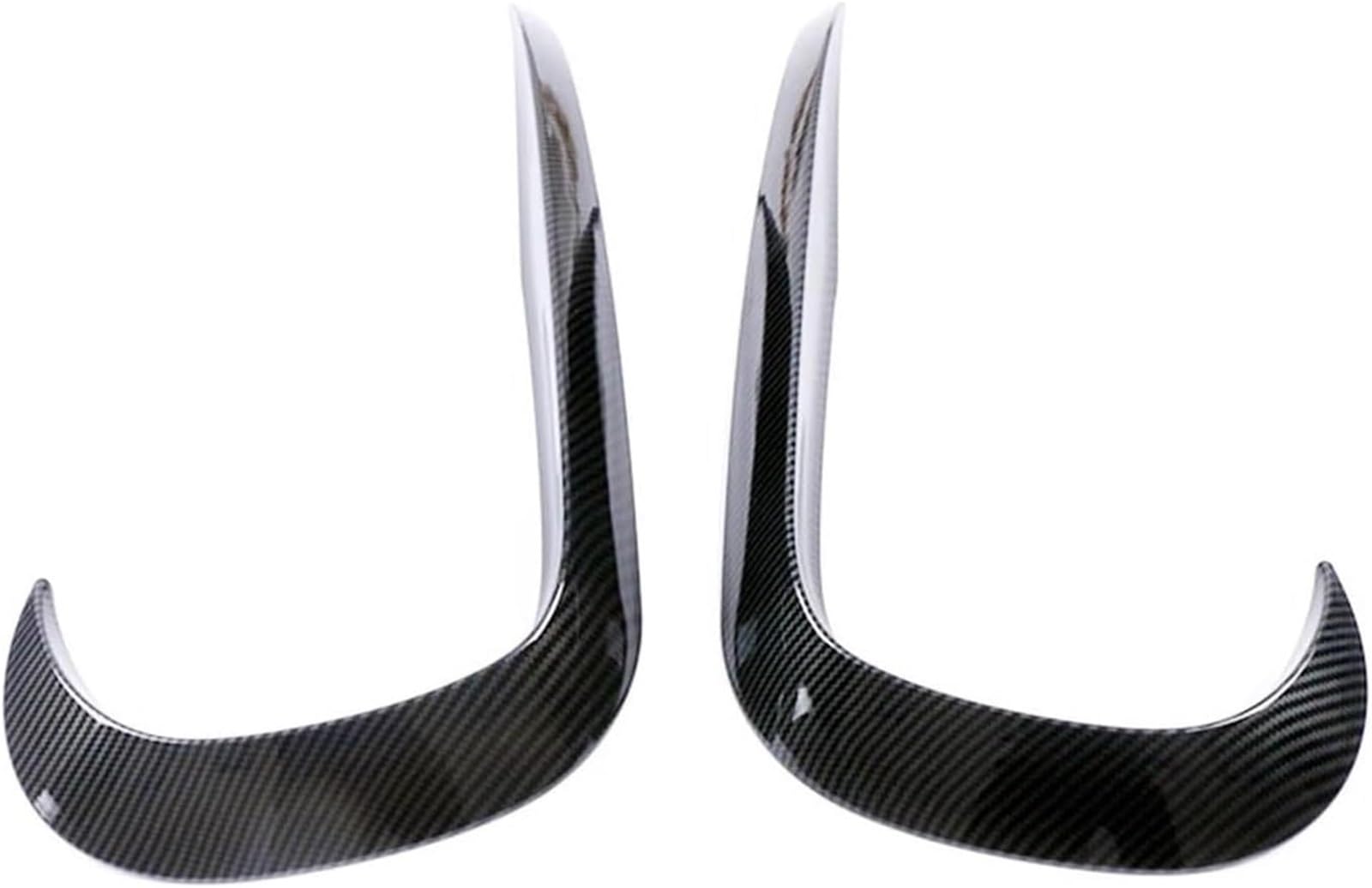 Auto-Nebelscheinwerfergitter Auto Frontschürze Spoiler Für Kotflügel Nebel Licht Kühlergrill Für Mercedes 2020-2022(Carbon texture) von Generisch